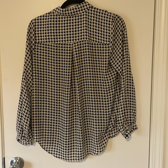 Houndstooth Button Down Shirt - Picture 2 of 2